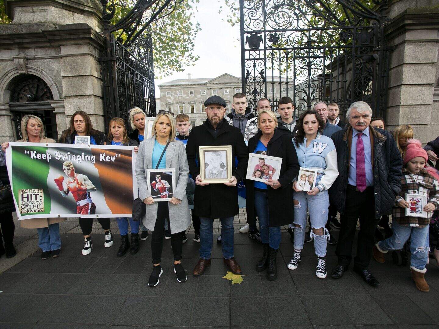 Family Of Murdered Irish Boxer Kevin Sheehy Protest Against Killer s 